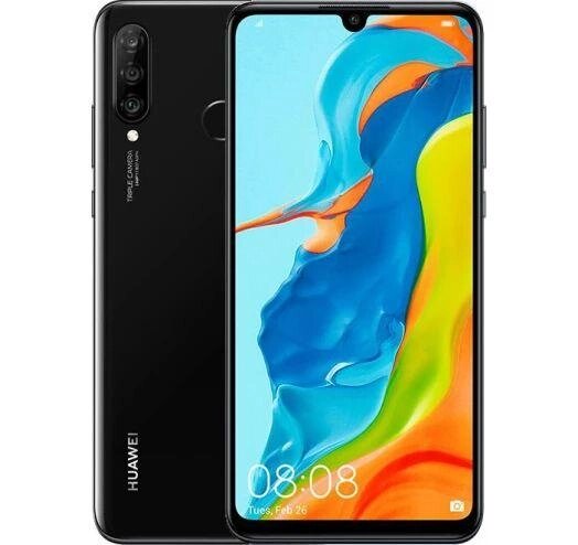 Смартфон Huawei P30 Lite 4/64GB Black 2SIM LTE 6.15" 2312x1080 24 Мп + 8 Мп + 2 Мп Bluetooth 4.2 3340 mAh від компанії Технозавр - фото 1