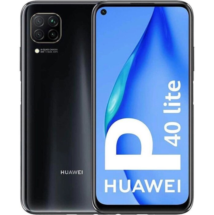 Смартфон Huawei P40 Lite 2020 6/128GB Black 2 SIM LTE 6.4" 2310x1080 IPS Bluetooth 5.0 4200 mAh NFC GPS від компанії Технозавр - фото 1