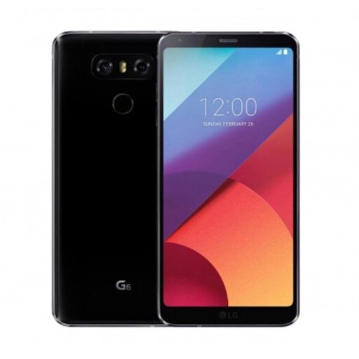 Смартфон LG G6 G600 32 ГБ Black 4x2.35 ГГц, 4 ГБ IPS 2880x1440 камера 13+13 Мп 3G 4G NFC GPS FM від компанії Технозавр - фото 1