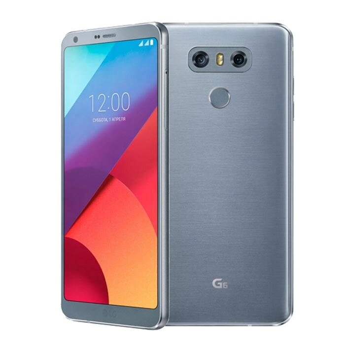 Смартфон LG G6 G600 32ГБ Platinum 4x2.35 ГГц, 4 ГБ IPS 2880x1440 камера 13+13 Мп 3G 4G NFC GPS FM новий від компанії Технозавр - фото 1