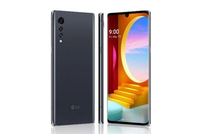 Смартфон LG G9 Velvet 5G G900N 6/128GB Black 2 sim P-OLED 6.8" 4300мАч камера 48+8+5 Мп від компанії Технозавр - фото 1