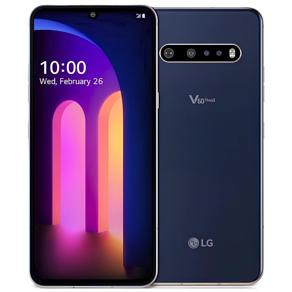 Смартфон LG V60 ThinQ V600 Blue 6.8" 1SIM 4G 5G 8/128GB 5000 mAh від компанії Технозавр - фото 1