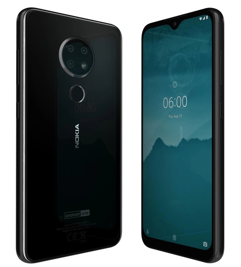 Смартфон Nokia 6.2 4/128GB Black 2SIM 6.3" IPS 16 Мп+8 Мп+5 Мп 3500 мАч 4G NFC від компанії Технозавр - фото 1