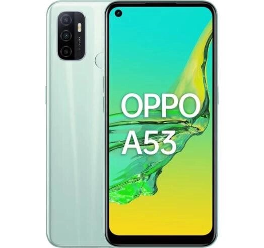 Смартфон OPPO A53 4/64GB Green, 2 SIM, 6.5", 90 Гц, Snapdragon 460, NFC, 5000 mAh від компанії Технозавр - фото 1