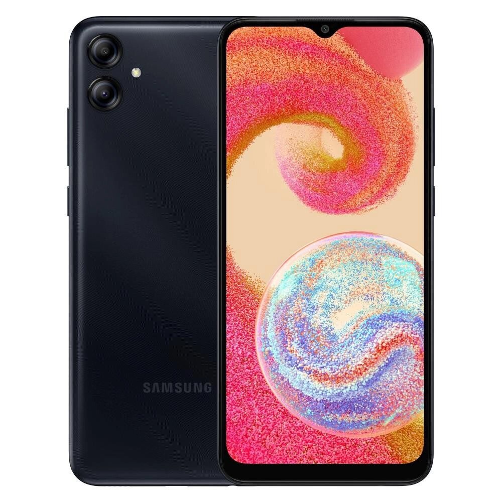 Смартфон Samsung Galaxy A04e (A042F) 3/32GB Black 6.5" 2SIM 13Мп + 2Мп 5000 mAh від компанії Технозавр - фото 1