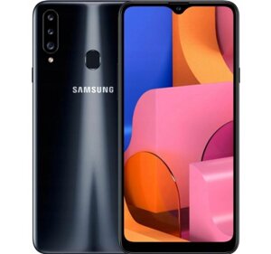 Смартфон Samsung Galaxy A20s (A207F) 3/32GB Black 2SIM LTE 6.5" 1560x720 264 ppi 4000 mAh 13 Мп+8 Мп+5 Мп