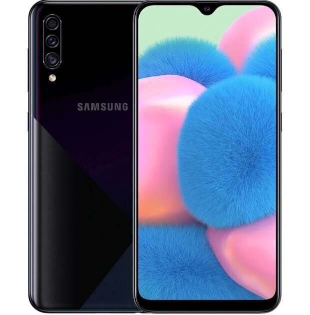 Смартфон Samsung Galaxy A30s (A307F) 4/32GB Black 2SIM 4G 6.4" 4000 mAh Bluetooth 5.0 25 Мп + 5 Мп + 8 Мп від компанії Технозавр - фото 1