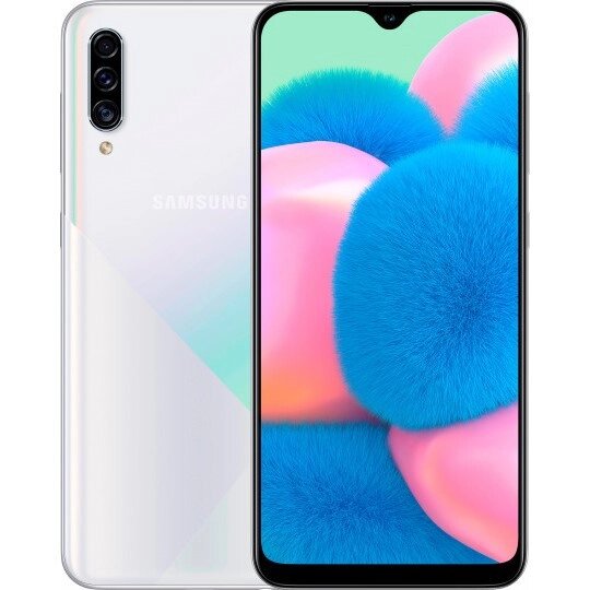 Смартфон Samsung Galaxy A30s (A307F) 4/32GB White 2SIM 4G 6.4" 4000 mAh Bluetooth 5.0 25 Мп + 5 Мп + 8 Мп від компанії Технозавр - фото 1