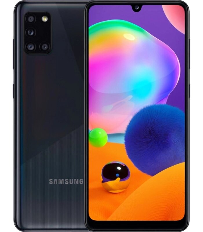 Смартфон Samsung Galaxy A31 (A315F) 4/128GB Black 2 SIM LTE 6.4" 2400x1080 60 Гц 5000 mAh Bluetooth 5.0 NFC від компанії Технозавр - фото 1