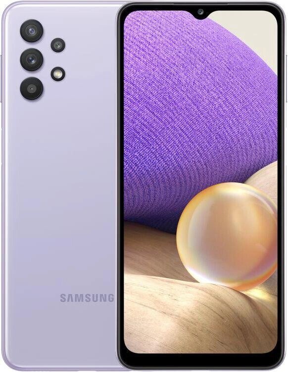 Смартфон Samsung Galaxy A32 (SM-A325F) 4/128GB Light Violet 2 SIM LTE 6.4" 2400x1080 90 Гц NFC 5000 mAh від компанії Технозавр - фото 1