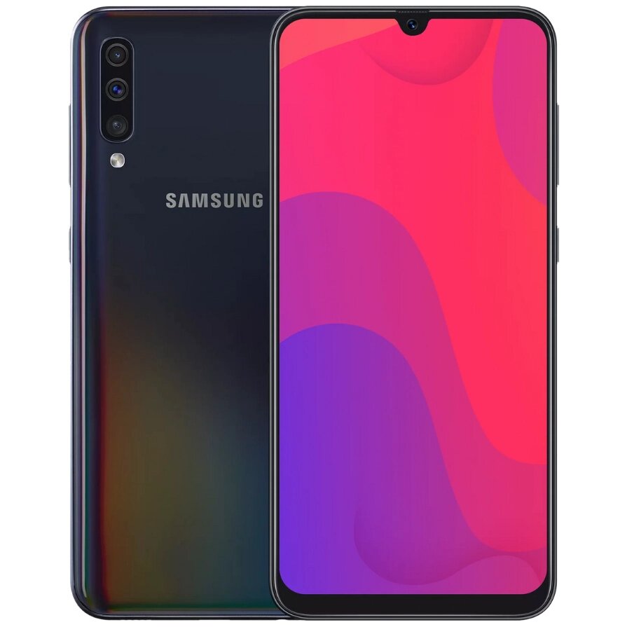 Смартфон Samsung Galaxy A50 (A505F) 4/128GB Black 6.4" 2340x1080 2SIM LTE Bluetooth 5.0 Exynos 96 4000 mAh NFC від компанії Технозавр - фото 1