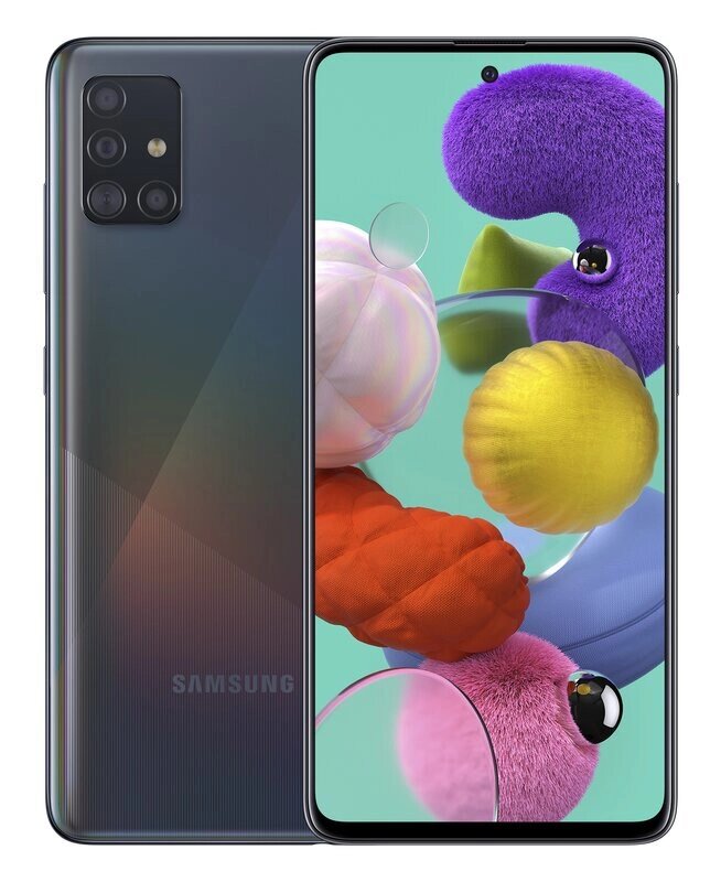 Смартфон Samsung Galaxy A51 (A515F) 4/64 GB Black 2SIM 6.5" 2400x1080 4000 mAh від компанії Технозавр - фото 1