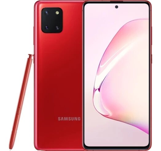 Смартфон Samsung Galaxy Note 10 Lite N770F 6/128GB Red Super AMOLED 6.7" 2 SIM 4500 mAh від компанії Технозавр - фото 1