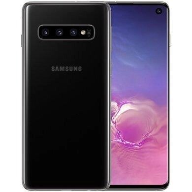 Смартфон Samsung Galaxy S10 2 сім (SM-G973FD) 8/128 Prism Black оригінал від компанії Технозавр - фото 1