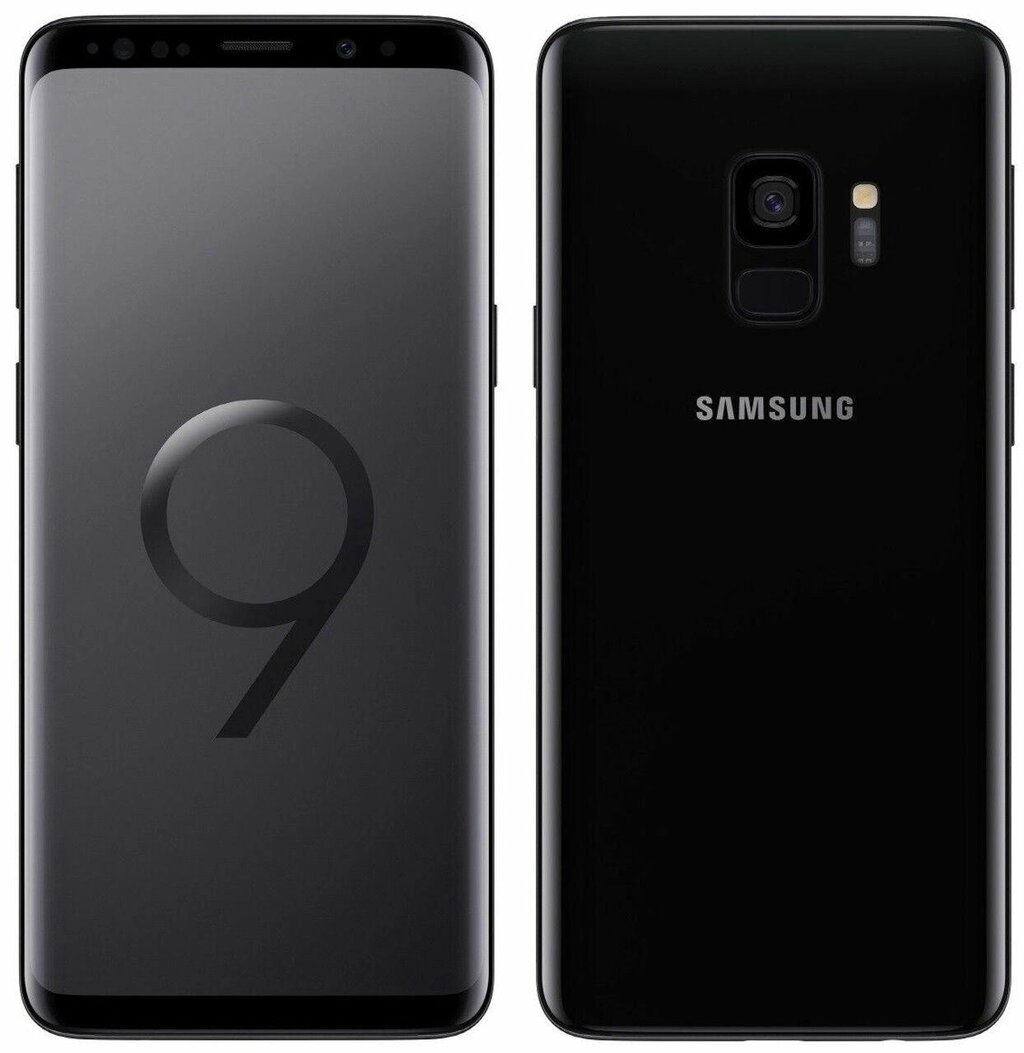 Смартфон Samsung Galaxy S9 SM-G960 4/64GB Black Dual sim  (SM-G960FD) 2сим Super AMOLED 5.8"  8ядер 12мп. від компанії Технозавр - фото 1