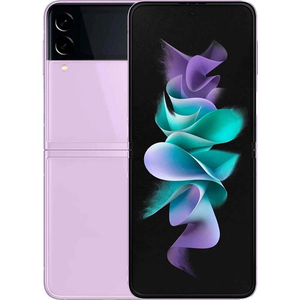 Смартфон Samsung Galaxy Z Flip 3 (F711B) 8/128Gb Lavender 5G 6.7" 3300mAh від компанії Технозавр - фото 1