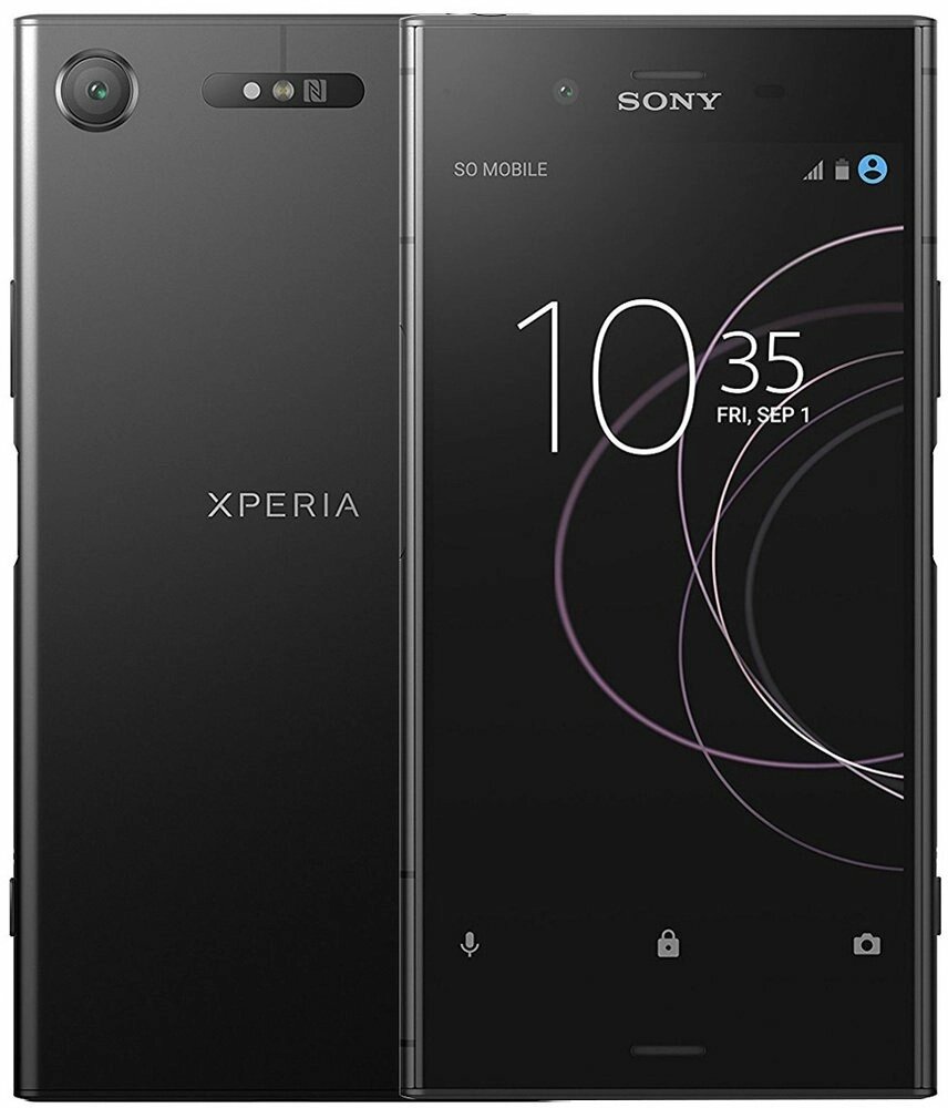 Смартфон Sony Xperia XZ1 4/64Gb Black G8341 IPS 5.2" 8 ядер 19/13мп 2700мп від компанії Технозавр - фото 1