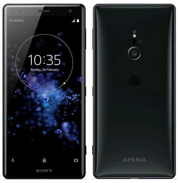 Смартфон Sony Xperia XZ2 Black 4/64GB 1SIM 19/5Мп 3180 мАh IPS 5.7" від компанії Технозавр - фото 1