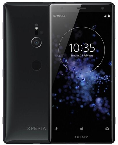 Смартфон Sony Xperia XZ2 Dual 2sim Liquid Black 5.7" 4/64GB 19/5мп 3180 мА·год