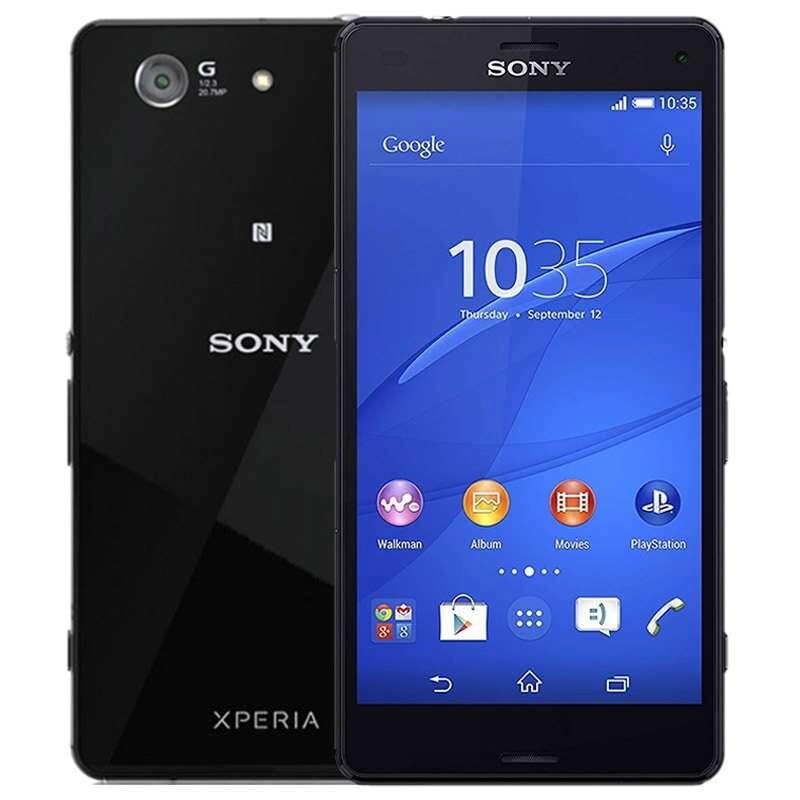 Смартфон Sony Xperia Z3 compact D5803 black 3G 4G IPS 4.6" 4ядра 2/16GB 20.7 mp 2600 mAh від компанії Технозавр - фото 1