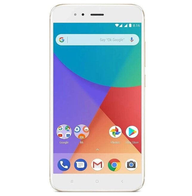 Смартфон Xiaomi Mi A1 4/64GB Dual Sim Gold 5.5" IPS 12 Мп + 12 Мп Full HD 3080 мАч від компанії Технозавр - фото 1