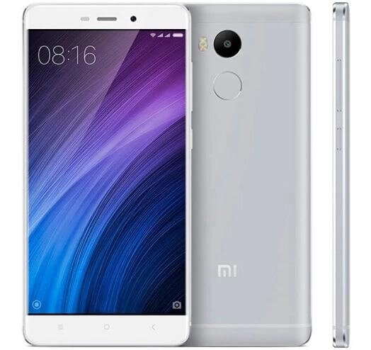 Смартфон Xiaomi Redmi 4 2/16 Silver 5" 1280x720 2 SIM 4G 13 Мп Full HD GPS 4100 mAh від компанії Технозавр - фото 1