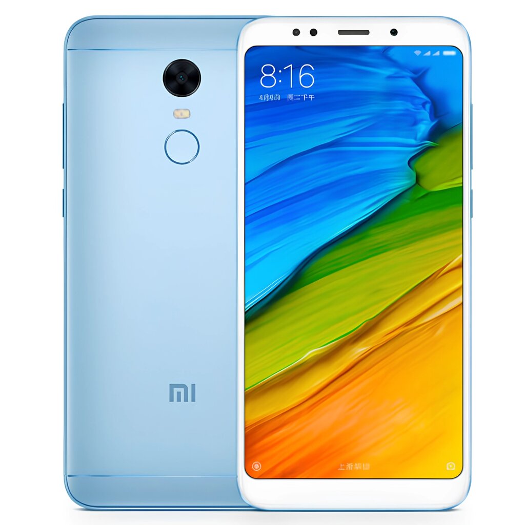 Смартфон Xiaomi Redmi 5 Plus 3/32 Blue 5.99" 2160x1080 2 SIM LTE 12 Мп 4000 mAh Bluetooth 4.2 2 ГГц від компанії Технозавр - фото 1