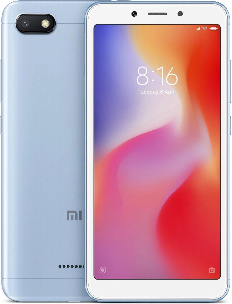 Смартфон Xiaomi Redmi 6A BLUE 2/16 ГБ, 5.45", 13 Мп, Helio A22, 3000 мАг від компанії Технозавр - фото 1