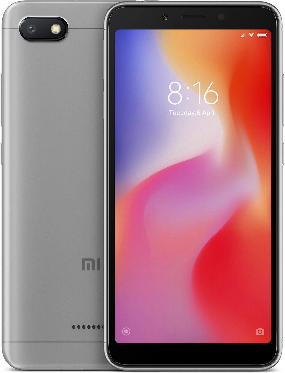 Смартфон Xiaomi Redmi 6A Grey 2/16 ГБ, 5.45", 13 Мп, Helio A22, 3000 мАг від компанії Технозавр - фото 1