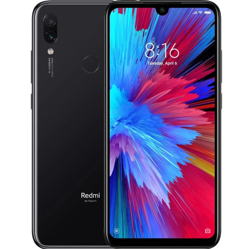 Смартфон Xiaomi Redmi 7 2/16GB Eclipse Black 2SIM 6.26" IPS 1570x720 4000 mAh від компанії Технозавр - фото 1