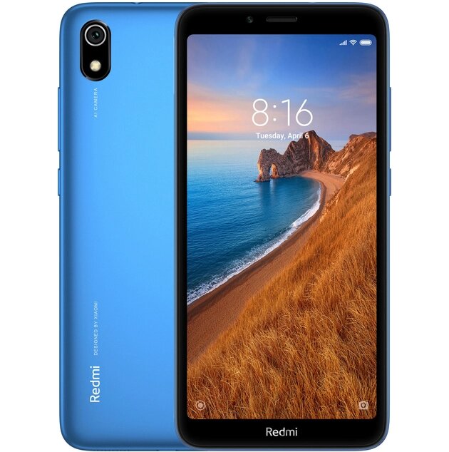 Смартфон Xiaomi Redmi 7A 2/16GB Matte Blue 2SIM LTE 5.45" IPS 1440x720 13 Мп Full HD 4000 mAh від компанії Технозавр - фото 1