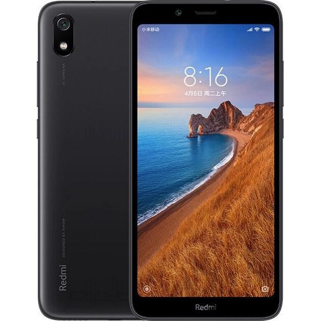 Смартфон Xiaomi Redmi 7A 2/32 GB Matte Black IPS 5.45" 8ядер 13мп 4000 мА·год. від компанії Технозавр - фото 1