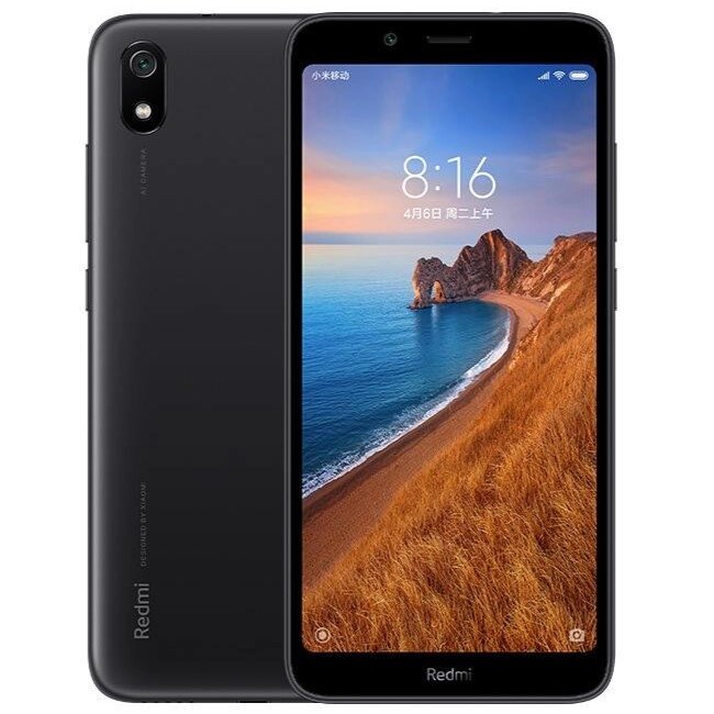 Смартфон Xiaomi Redmi 7A 2/32GB Black 2SIM LTE 5.45" IPS 1440x720 13 Мп Full HD 4000 mAh від компанії Технозавр - фото 1