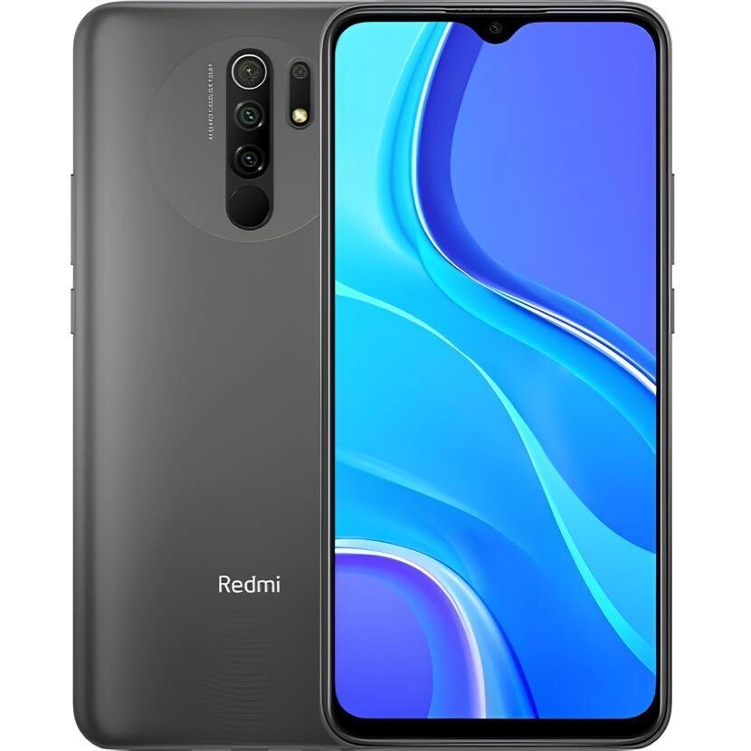 Смартфон Xiaomi Redmi 9 3/32 ГБ Carbon Grey 6.53" 2340x1080 2SIM 4G 5020 mAh IPS Full HD NFC Android 10 від компанії Технозавр - фото 1