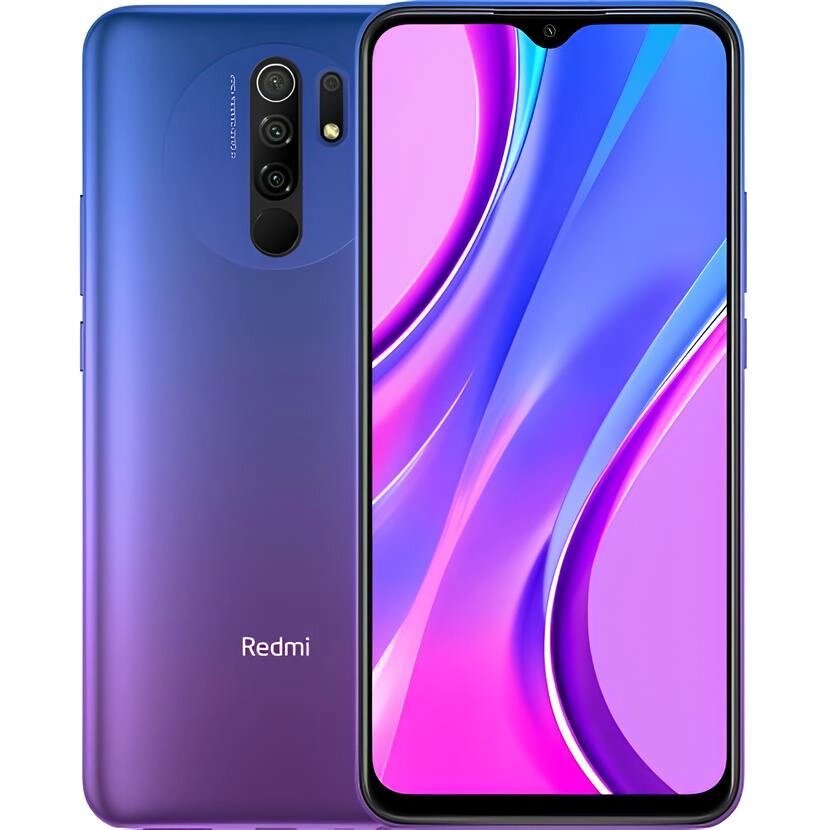 Смартфон Xiaomi Redmi 9 3/32 ГБ Sunset Purple 6.53" 2340x1080 2SIM 4G 5020 mAh IPS Full HD NFC Android 10 від компанії Технозавр - фото 1