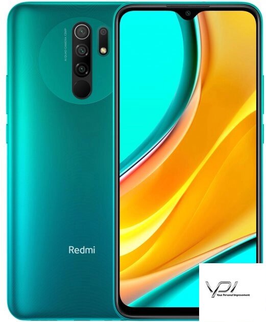 Смартфон Xiaomi Redmi 9 4/64 Ocean Green 2SIM 6.53" IPS 2340x1080 NFC 6000 mAh Bluetooth 5.0 від компанії Технозавр - фото 1