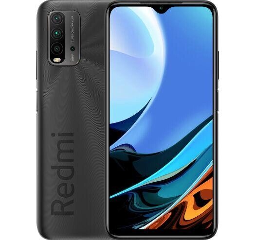 Смартфон Xiaomi Redmi 9T 4/64 Carbon Grey 2SIM 6.53" IPS 2340x1080 NFC 6000 mAh Bluetooth 5.0 від компанії Технозавр - фото 1