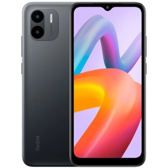 Смартфон Xiaomi Redmi A2 3/64GB Black 2SIM LTE 6.52" 1600x720 IPS 8 Мп + 0.08 Мп Full HD 5000 mAh від компанії Технозавр - фото 1