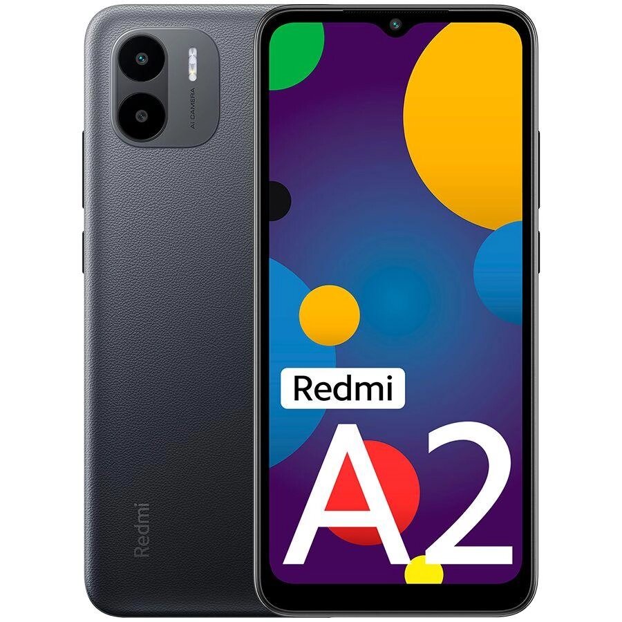 Смартфон Xiaomi Redmi A2 4/64GB Black 2SIM LTE 6.52" 1600x720 IPS 8 Мп + 0.08 Мп Full HD 5000 mAh від компанії Технозавр - фото 1