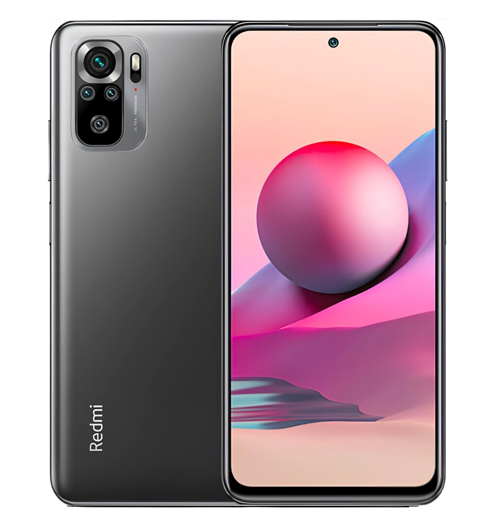 Смартфон Xiaomi Redmi Note 10S 6/64GB Onyx Gray 6.43" 60 Гц 409 ppi 2 SIM LTE NFC 5000 mAh microSD від компанії Технозавр - фото 1