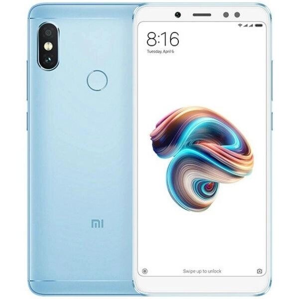 Смартфон Xiaomi Redmi Note 5 3/32GB Blue 2SIM LTE 5.99" IPS 2160x1080 12 Мп+5 Мп 4000 mAh Kryo від компанії Технозавр - фото 1