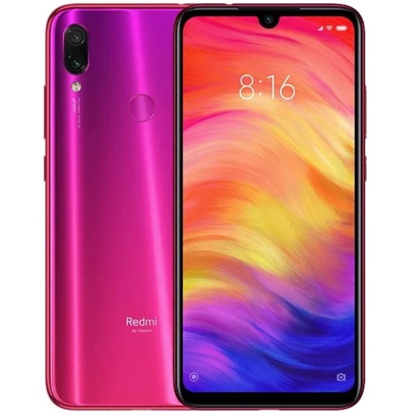 Смартфон Xiaomi Redmi Note 7 3/32GB Nebula Red 6.3" LTE 2 SIM Nano-SIM 4000 mAh 48 Мп+5 Мп IPS 2340x1080 від компанії Технозавр - фото 1