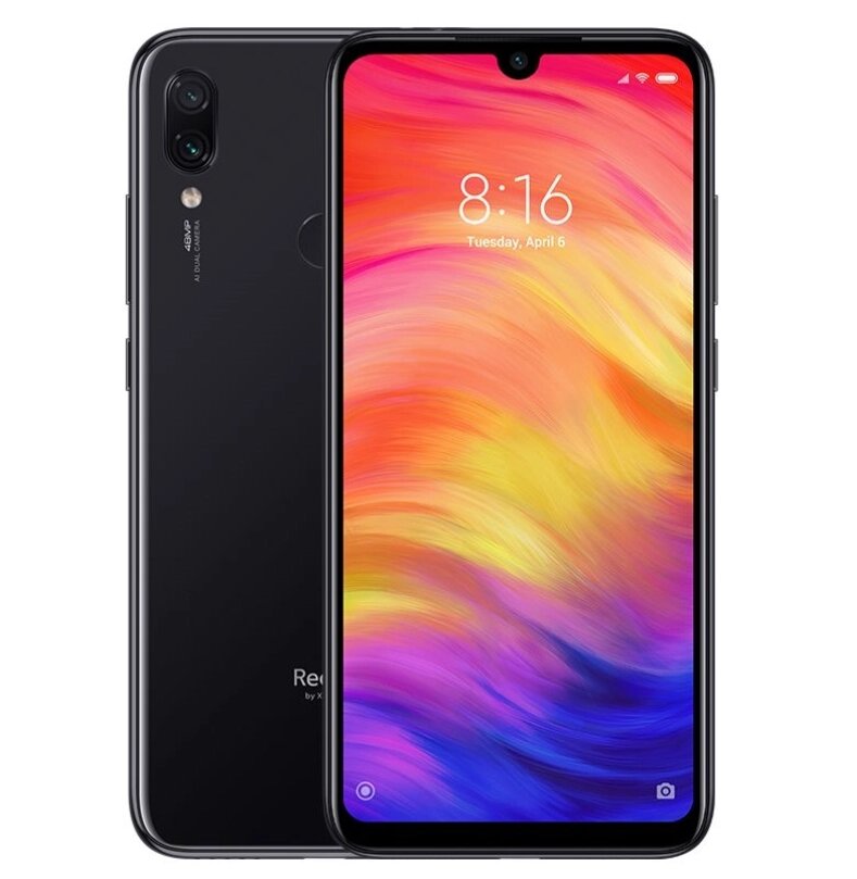 Смартфон Xiaomi Redmi Note 7 3/32GB Space Black 6.3" LTE 2 SIM Nano-SIM 4000 mAh 48 Мп+5 Мп IPS 2340x1080 від компанії Технозавр - фото 1