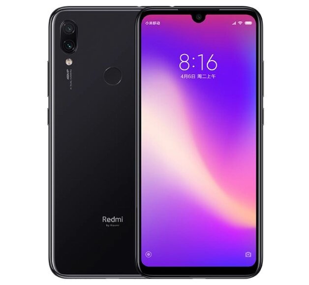 Смартфон Xiaomi Redmi Note 7 4/64GB Space Black 6.3" LTE 2 SIM Nano-SIM 4000 mAh 48 Мп+5 Мп IPS 2340x1080 від компанії Технозавр - фото 1