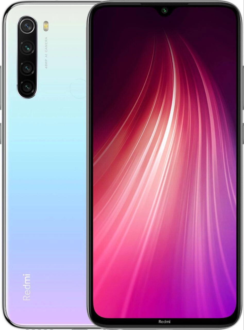 Смартфон Xiaomi Redmi Note 8 4/64GB White 6.3" 2340x1080 409 ppi 60 Гц 4000 mAh 2 SIM LTE від компанії Технозавр - фото 1