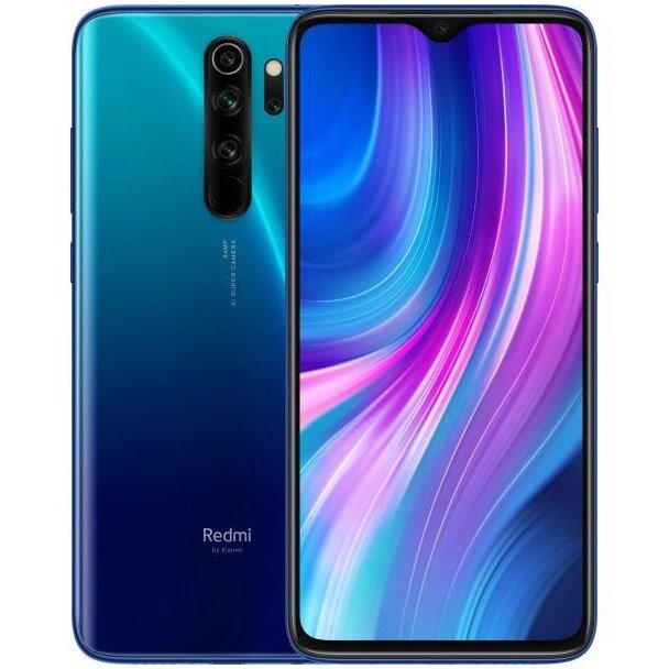 Смартфон Xiaomi Redmi Note 8 Pro 6/128GB Dark Blue 2 SIM LTE 6.53" 2340x1080 60 Гц NFC 4500 mAh Helio G90T від компанії Технозавр - фото 1