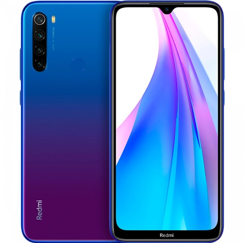 Смартфон Xiaomi Redmi Note 8T 4/128GB Starscape Blue 2SIM IPS 6.3" 2340x1080 8 ядер 4К UHD 4000 mAh NFC від компанії Технозавр - фото 1