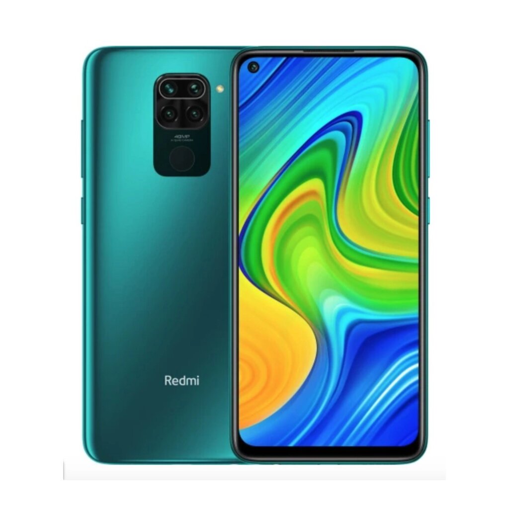 Смартфон Xiaomi Redmi Note 9 3/64GB Forest Green 6.53" 2340x1080 IPS 60 Гц 2 SIM LTE 5020 mAh від компанії Технозавр - фото 1