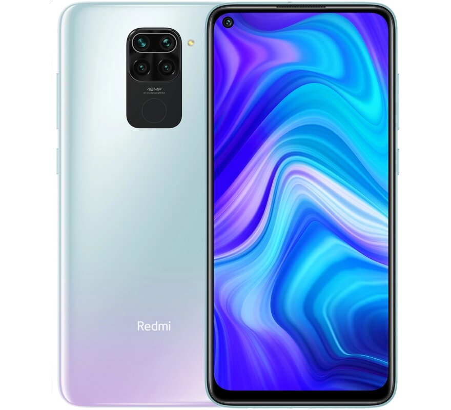 Смартфон Xiaomi Redmi Note 9 3/64GB Polar White 6.53" 2340x1080 IPS 60 Гц 2 SIM LTE 5020 mAh від компанії Технозавр - фото 1