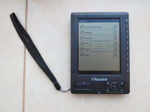 Електронна книга Aluratek Libre eBook Reader Pro — 8 GB SD Card, MP3 Player